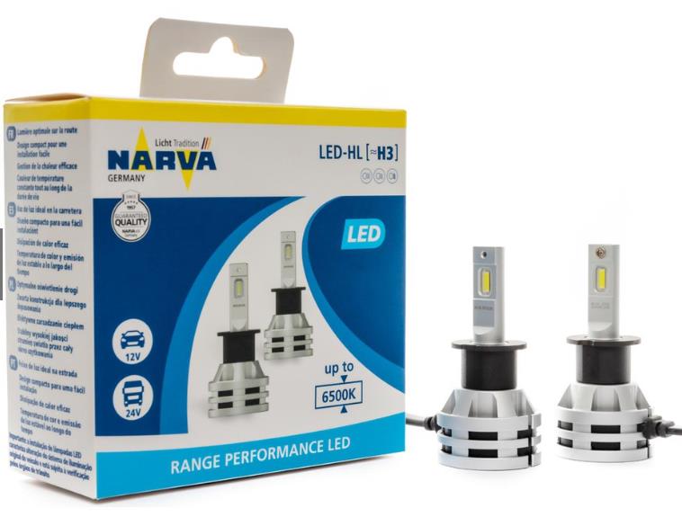 18058, Bec LED H3 Range Performance Led 6500K (2 buc.),
