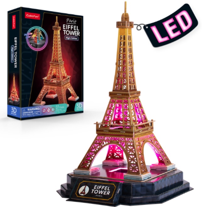 L534h, Puzzle 3D „Turnul Eiffel” cu iluminare LED din spate, 51 de elemente,
Lubrifiant universal 500ml
