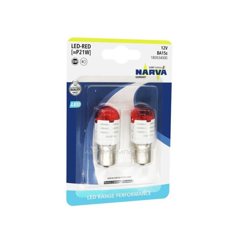 18093, Bec P21 LED Red 1.75W BA15S (2 buc.),
