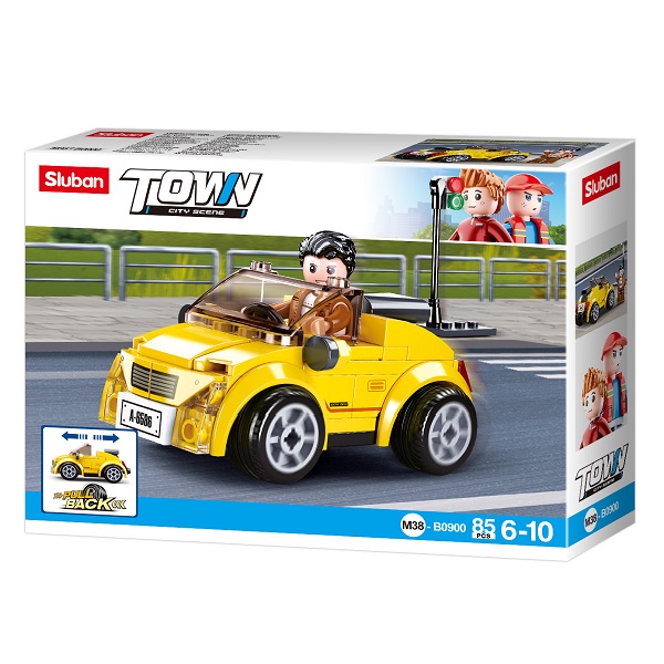 B0900, Constructor TOWN — Sport Car,
Конструктор TOWN — Sport Car (85 элементов)
Размер коробки	19 x 14 x 5 см
Возрастная Группа	6-12 лет