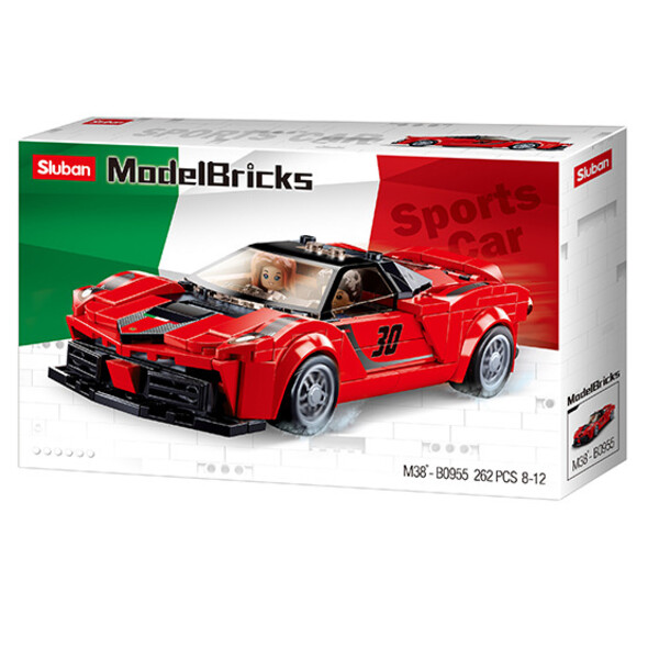 B0955, Constructor Model Bricks — Racing Car Italy