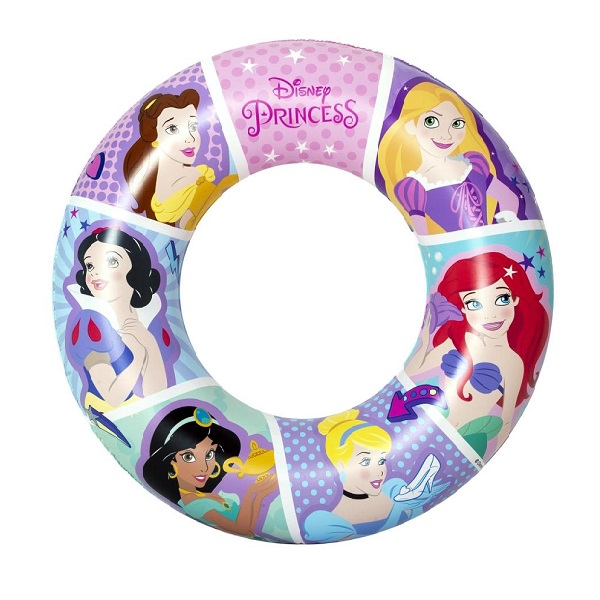 91043BW, Cerc gonflabil Princess 56cm,
Надувной круг d56см DISNEY PRINCESS, 3+