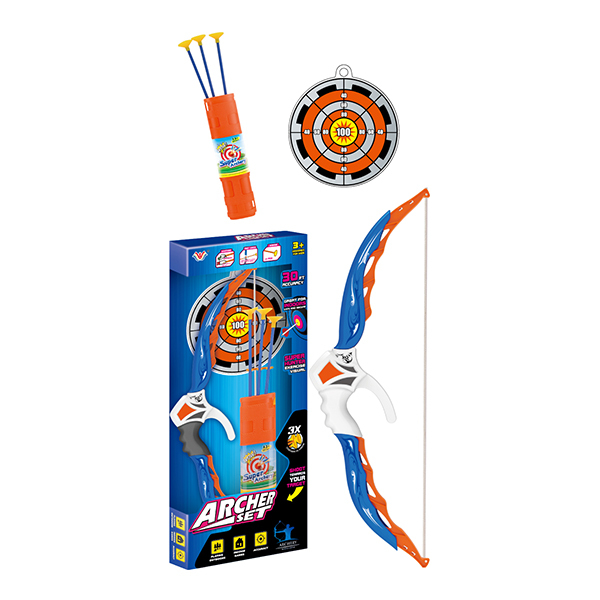 777-712B, Игрушка лук со стрелами,
Игрушка лук со стрелами
Размер коробки	67 x 27 x 5 см
Возрастная Группа	3-6 лет