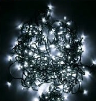43-14, Гирлянда 100 LED 10м белая,
Гирлянда 100 LED 10м белая