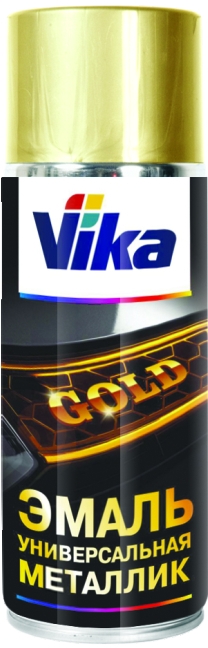 Эмаль Gold, Аэрозоль Vika Эмаль Gold 270 г,
