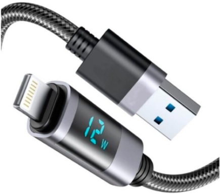 HMTCCTL30WLDBK, Зарядный кабель Type-C to Lightning 30W 1.2m LED Display Serie,
Зарядный кабель Type-C to Lightning 30W 1.2m LED Display Serie
