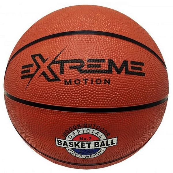 BB2109, Minge de baschet,
Мяч для баскетбола
Мяч Баскетбольный Extreme Motion – отличный выбор для игр на отдыхe или тренировок в зале и на улице. Поверхность выполнена из резины с повышенной устойчивостью к износу.
