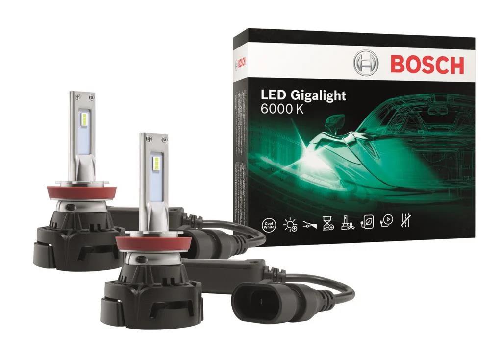 1 987 301 558, Bec LED H8/H11/H16 Gigalight TWIN 6000K (2 buc.)